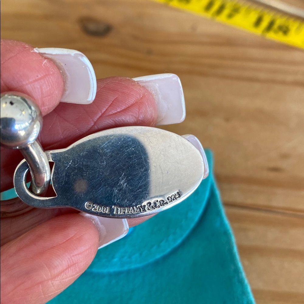 🎉AUTHENTIC TIFFANY STERLING SILVER KEY CHAIN WITH TAG‼️ - Picture 2 of 6